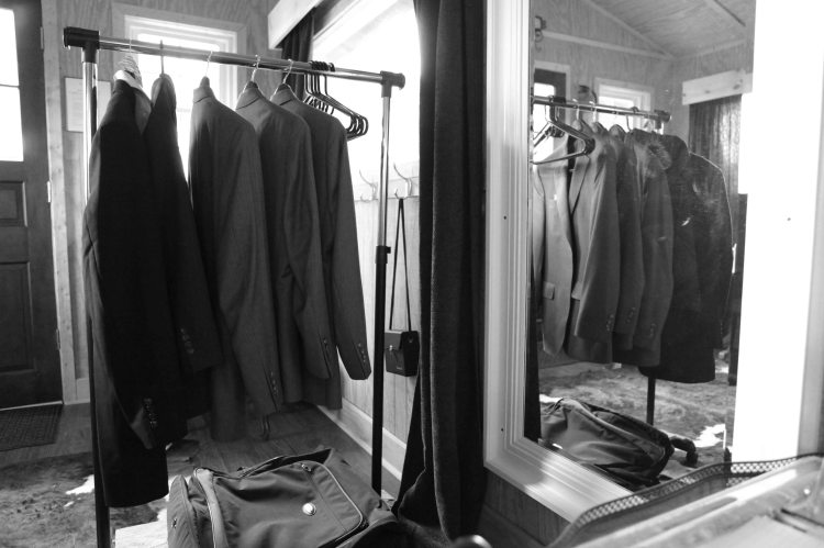 Ray's coat (the one that is a foot longer than the rest) inspired a photoshoot.